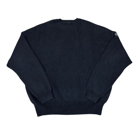 Alo Yoga Rib Knit Crew Sweater Boxy Oversized Pullover Men's Loungewear